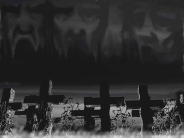 Gif animé gothique cimetère